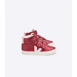 Altos Veja ESPLAR MID FURED LEATHER Niños Rojos | MX 1669ISZ