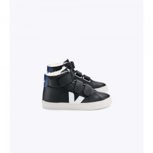 Altos Veja ESPLAR MID FURED LEATHER Niños Negros | MX 1659BCP