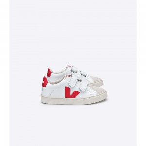 Tenis Veja ESPLAR LEATHER Niños White/Red | MX 1540ORX