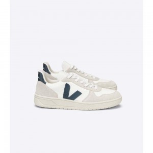 Tenis Veja V-10 B-MESH Mujer White/Blue | MX 1689WYF