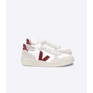 Tenis Veja V-10 B-MESH Mujer White/Red | MX 1707ZGY