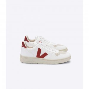 Tenis Veja V-10 CWL Mujer White/Red | MX 1713MAS