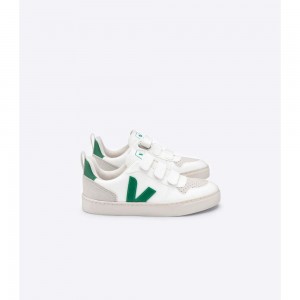 Tenis Veja V-10 CWL Niños White/Green | MX 1489PQC