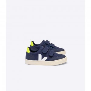 Tenis Veja V-12 CANVAS Niños Azules | MX 1482EXG