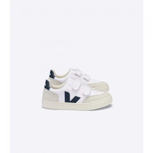 Tenis Veja V-12 CANVAS Niños Blancos | MX 1467FMM
