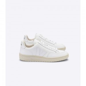 Tenis Veja V-12 LEATHER Hombre Blancos | MX 1218NBA