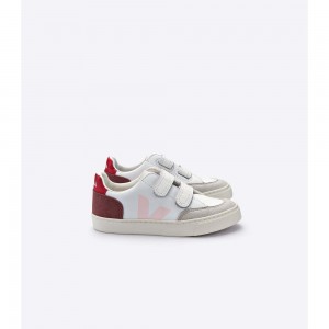 Tenis Veja V-12 LEATHER Niños Blancos | MX 1478NBA