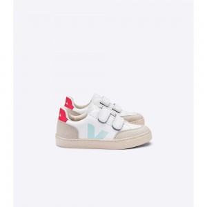 Tenis Veja V-12 LEATHER Niños White/Beige | MX 1473ZGY