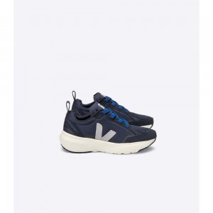 Tenis para Correr Veja CANARY ELASTIC LACE Niños Azules | MX 1632VDO