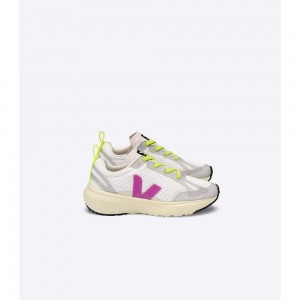 Tenis para Correr Veja CANARY ELASTIC LACE Niños Grey/White | MX 1630XFU