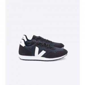Tenis para Correr Veja SDU REC FLANNEL Mujer Negros | MX 1128DNN