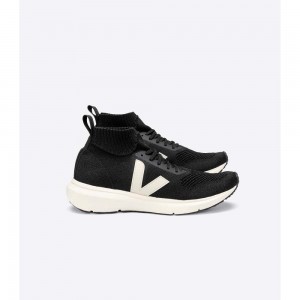 Tenis para Correr Veja V-KNIT VEJA X RICK OWENS MID Mujer Negros | MX 1157HKW