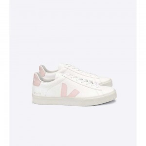 Zapatos Veja CAMPO CHROMEFREE Mujer White/Pink | MX 1100APV