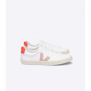 Zapatos Veja ESPLAR SE CANVAS Mujer White/Orange | MX 1051FMM