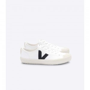 Zapatos Veja NOVA CANVAS Mujer White/Black | MX 1083ZGY