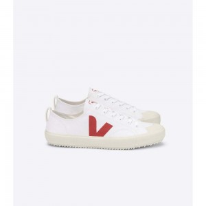 Zapatos Veja NOVA CANVAS Mujer White/Red | MX 1031ZGY