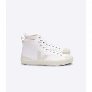 Zapatos Veja NOVA HIGH TOP CANVAS Hombre Blancos | MX 1312GLQ