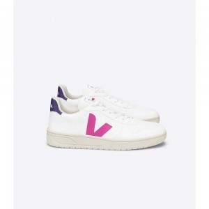 Zapatos Veja V-10 CWL Mujer White/Purple | MX 1771YUK