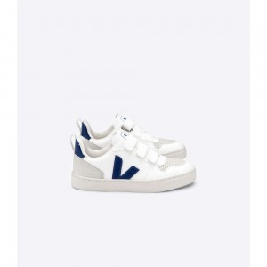 Zapatos Veja V-10 CWL Niños White/Navy | MX 1577ZGY