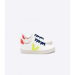 Zapatos Veja V-10 CWL Niños White/Orange | MX 1573HKW