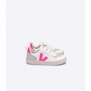Zapatos Veja V-10 CWL Niños White/Pink | MX 1565ISZ