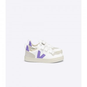 Zapatos Veja V-10 CWL Niños White/Purple | MX 1572GLQ