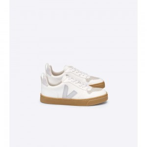 Zapatos Veja V-10 LACE CWL Niños White/Beige | MX 1562TVJ