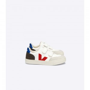 Zapatos Veja V-12 CHROMEFREE Niños White/Black | MX 1601KIR