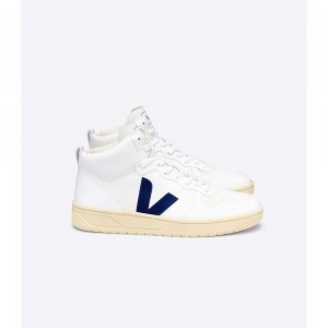 Zapatos Veja V-15 CWL Mujer White/Navy | MX 1768EXG